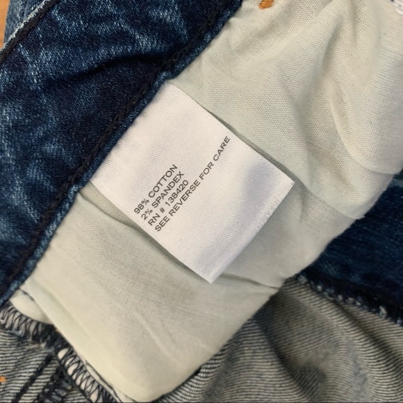 Etcetera Dark Blue Distressed Skinny Jeans - Size 8 (EUC) - Picture 8 of 8